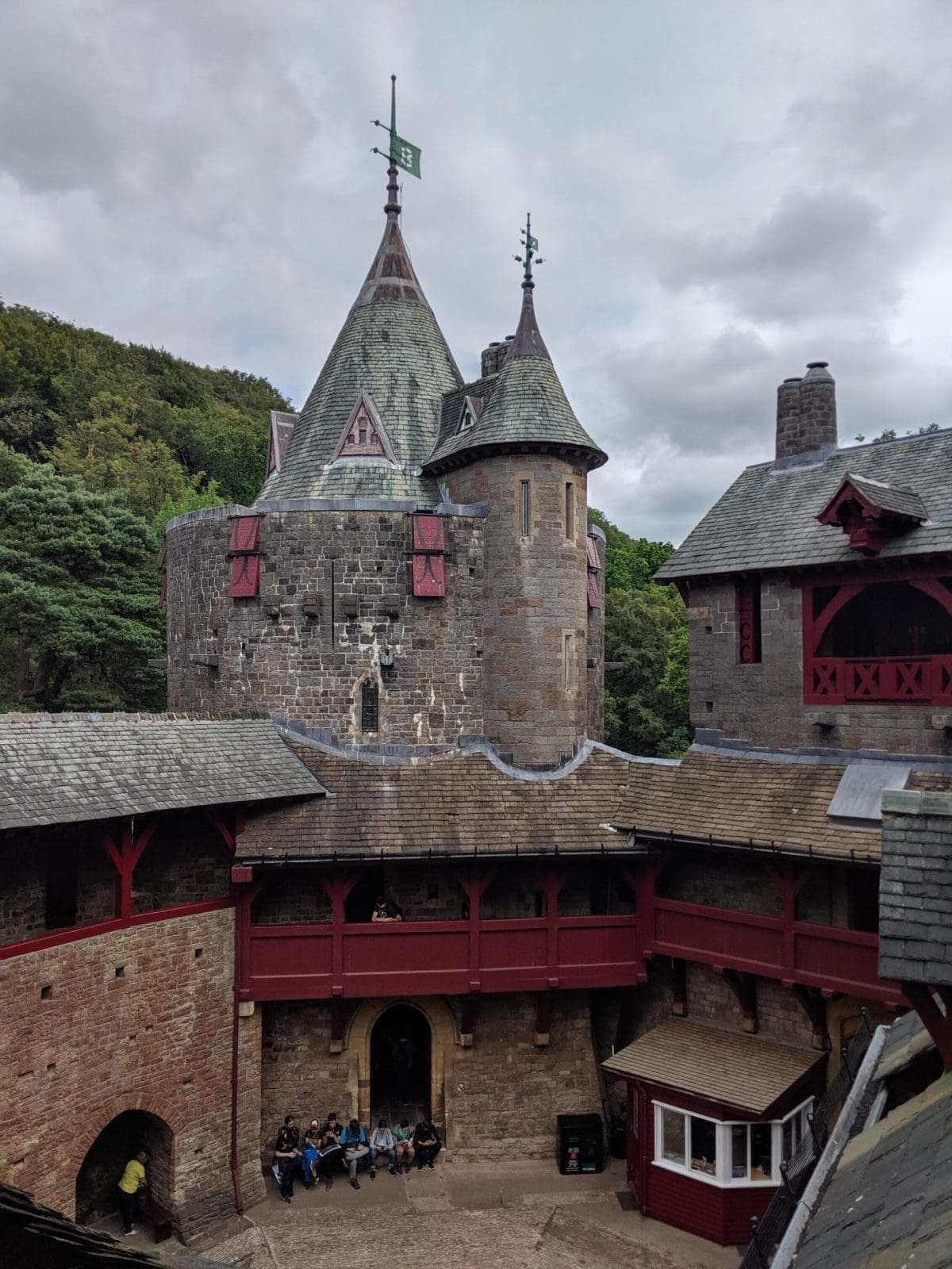 inside Castell Coch