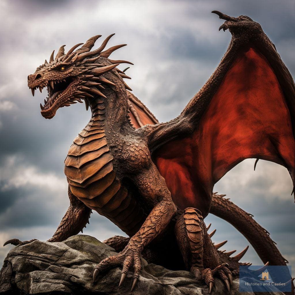 Y Ddraig Goch (“The Red Dragon” in Welsh) 