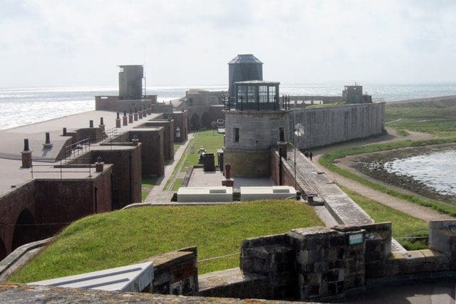 Hurst Castle, near Milford on Sea, Hampshire, England