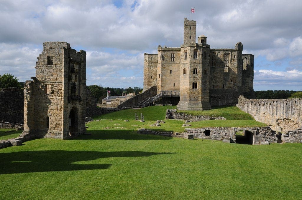 Warkworth Castle grounds