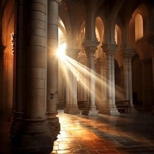 inside of a cathedral
