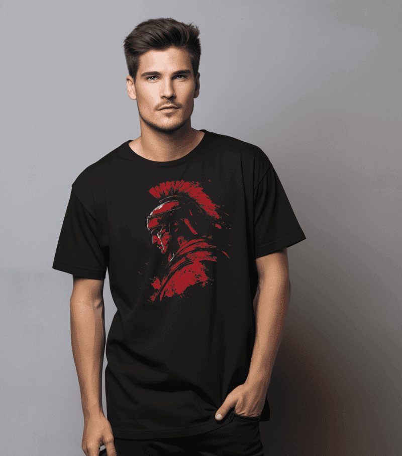 Roman soldier t-shirt design