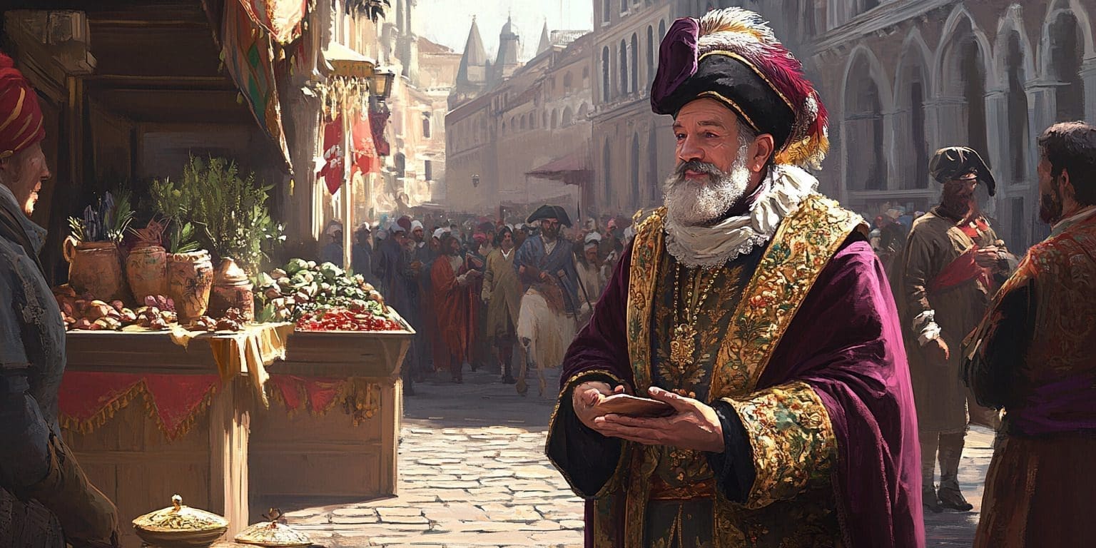 A merchant trading