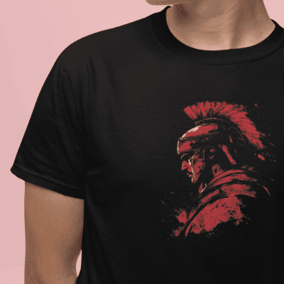 Roman soldier t-shirt design