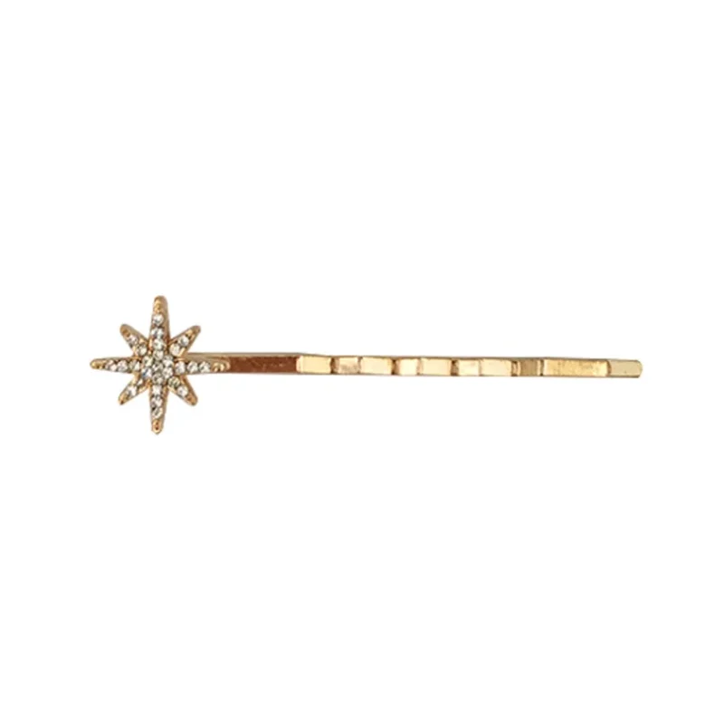 Crystal Side Hair Clip – Medieval-Inspired Sparkle - Image 2