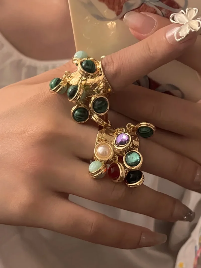 Vintage Multi-pendant Ring - Image 6