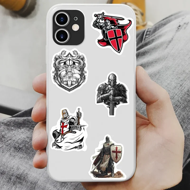 Templar Knight Crusader Stickers - Image 3