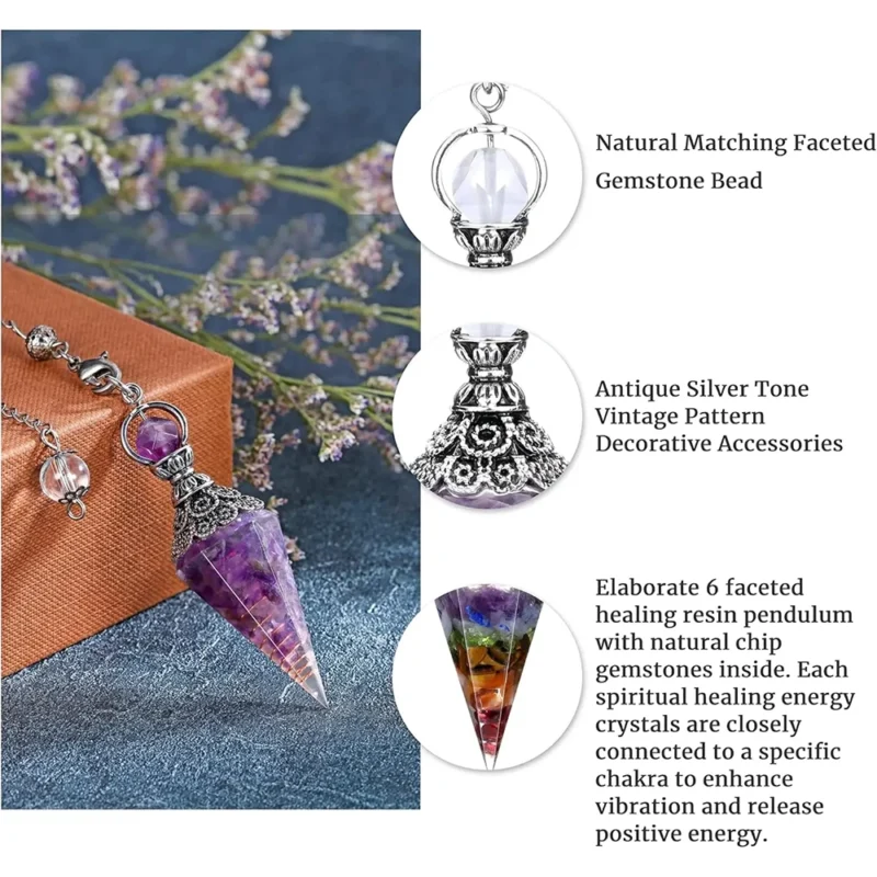 Chakra Crystal Pendulums for Dowsing - Image 5