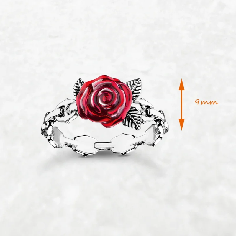 Victorian Rose Ring – Antique Adjustable Floral Ring Inspired by 19th Century Elegance