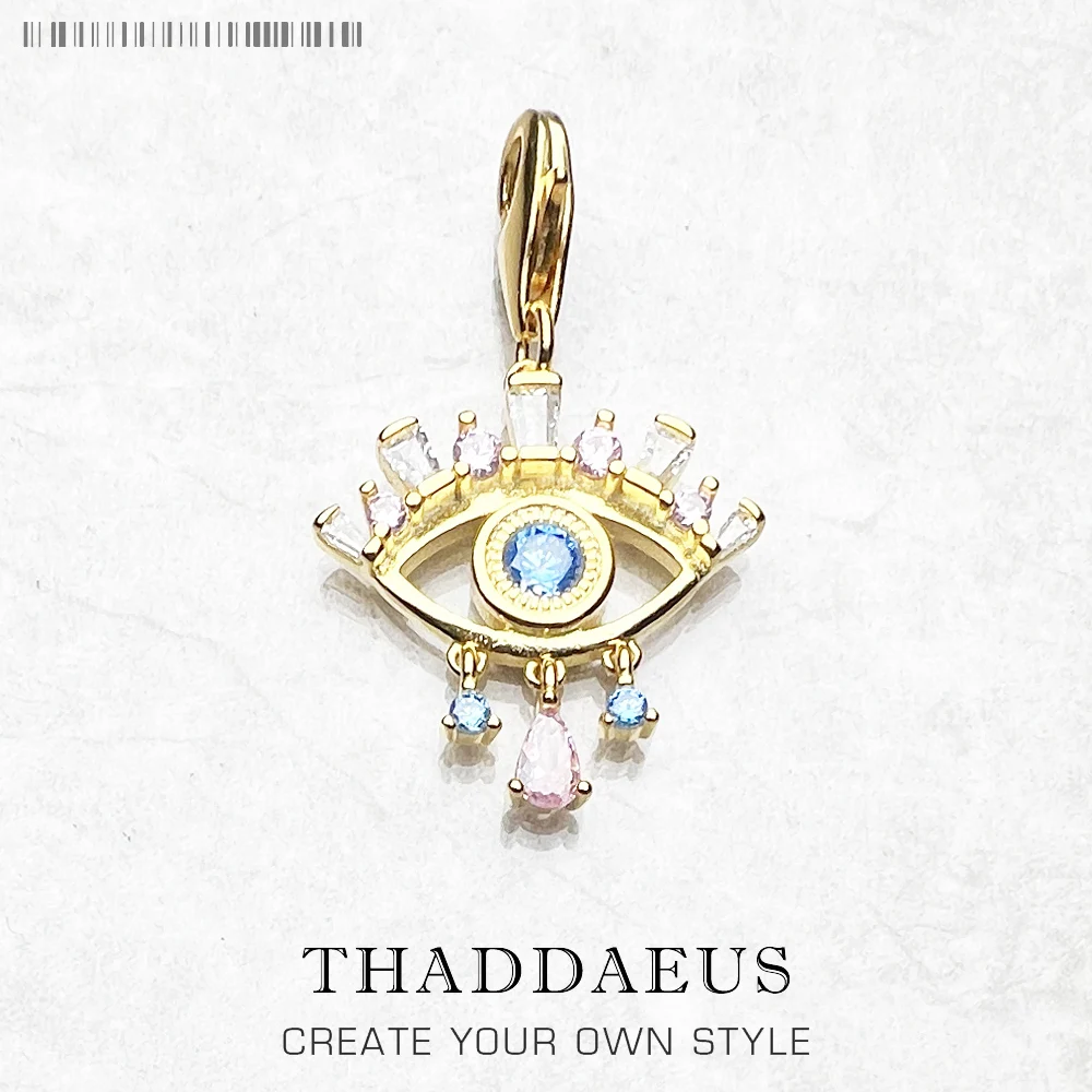 Blue Nazar Eye Gold Plated Pendant – Protective Evil Eye Necklace
