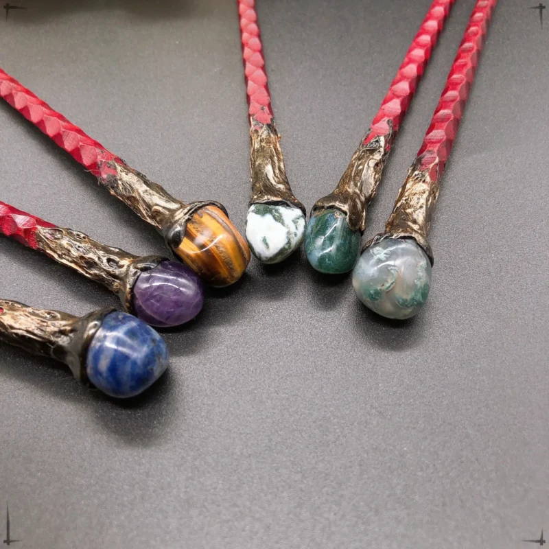 Crystal Stones Magic Wand – Medieval Magic Gift - Image 4