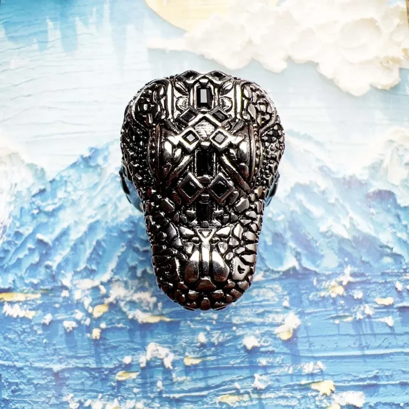 Crocodile Head Ring - Image 4
