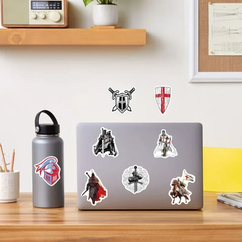 Templar Knight Crusader Stickers - Image 4