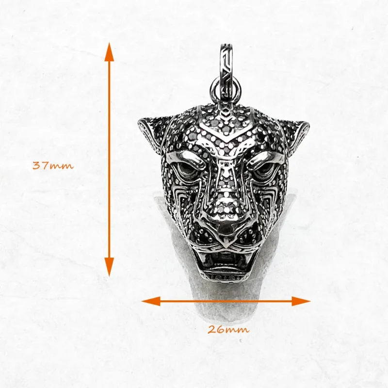 Black Panther Pendant – Fierce Symbolic Necklace - Image 3