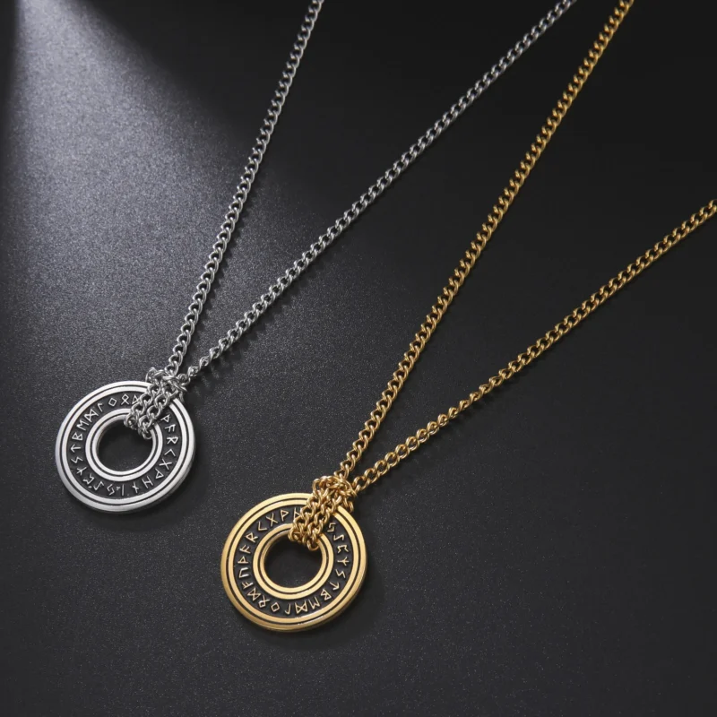 Norse Runes Viking Pendant Amulet - Image 3