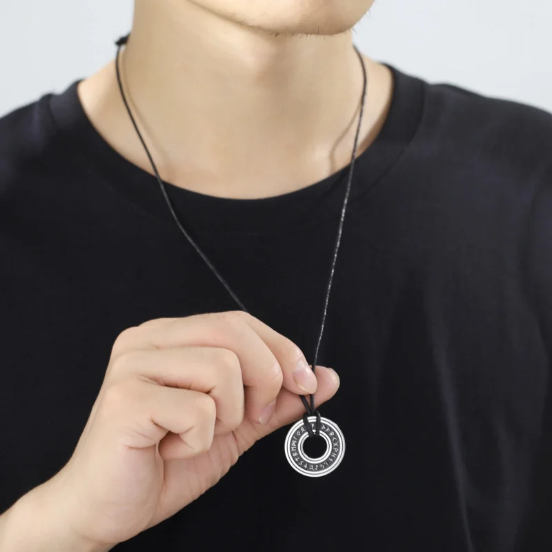 Norse Runes Viking Pendant Amulet - Image 6
