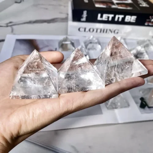 Stunning Clear Quartz Pyramid – Crystal Energy Generator