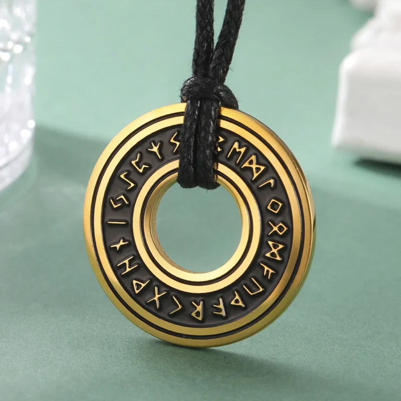 Norse Runes Viking Pendant Amulet - Image 2