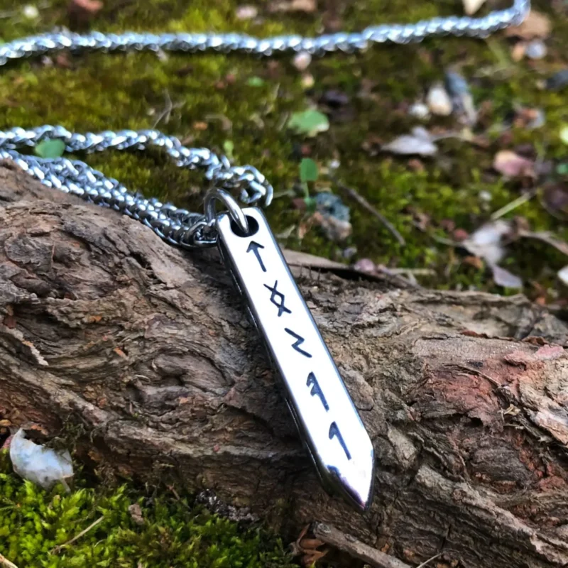 Viking Rune Pendant Necklace | Talisman of Protection & Power