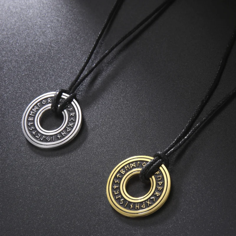 Norse Runes Viking Pendant Amulet - Image 5