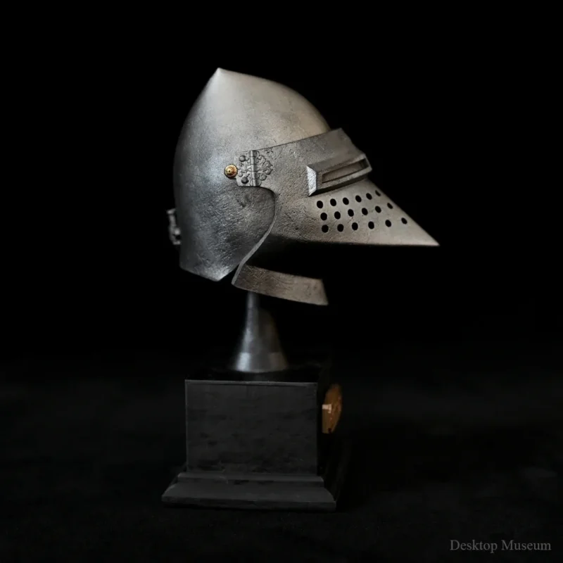 European Knight Helmet – Decorative Desk Medieval Armour - Image 4