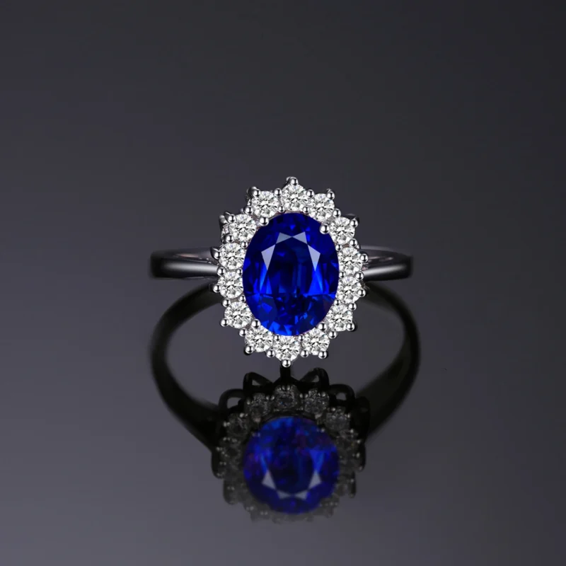 Royal Heirloom Gemstone Ring – Sterling Silver Vintage Ring - Image 2
