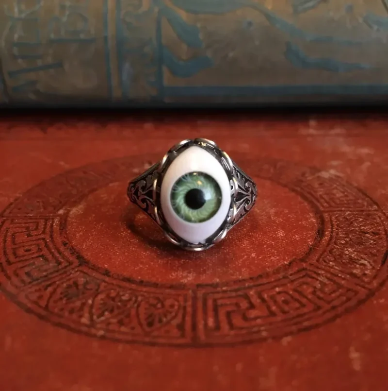 Sentinel’s Gaze Ring – All Seeing Eye Gothic Jewellery - Image 2