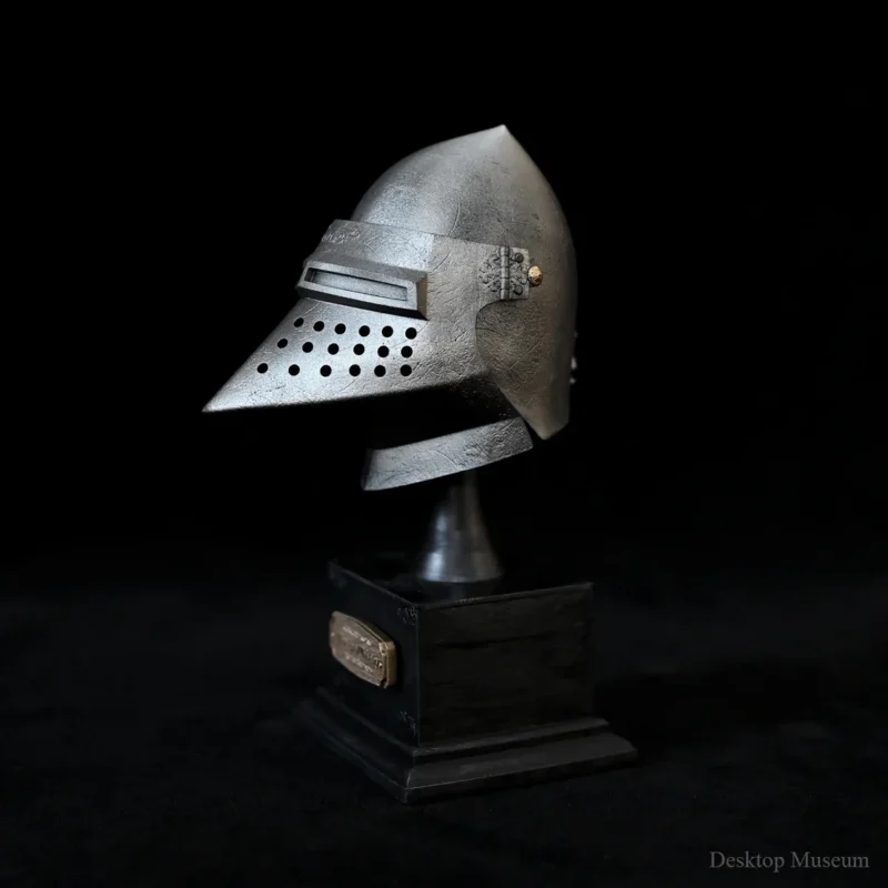 European Knight Helmet – Decorative Desk Medieval Armour - Image 2