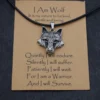 Wolf Head Warrior Pendant Necklace – Tribal Spirit Animal