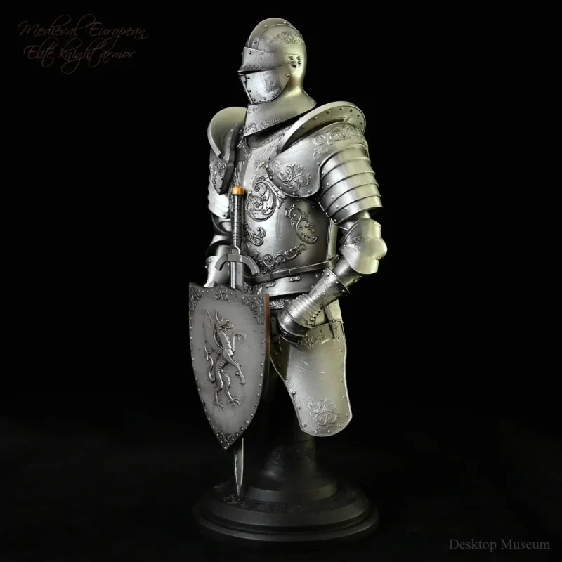 Miniature European Medieval Armour – Resin Knight Decoration - Image 6