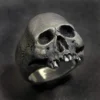 Graveborn Skull Ring- Bound by Bone and Blood