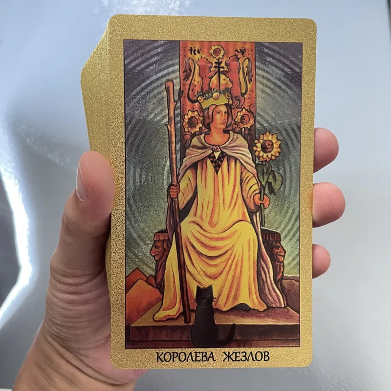 Russian Golden Tarot – 78 Card Fortune Telling Deck - Image 3