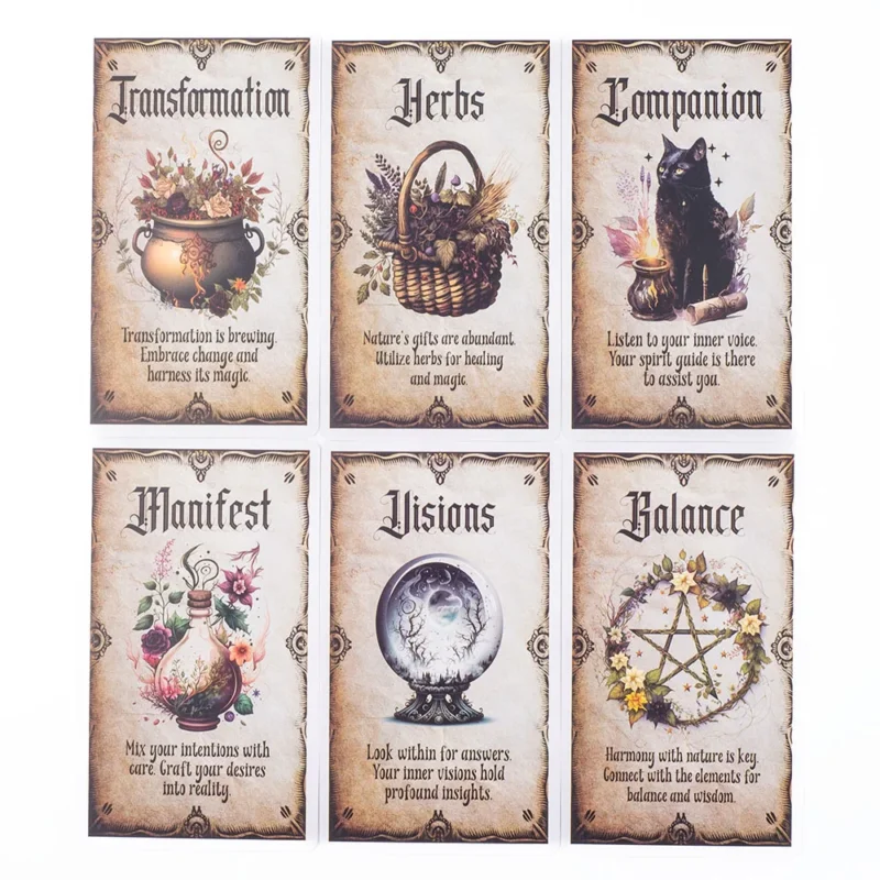 Wise Witch Oracle Cards – 20-Card Tarot & Divination Deck - Image 5