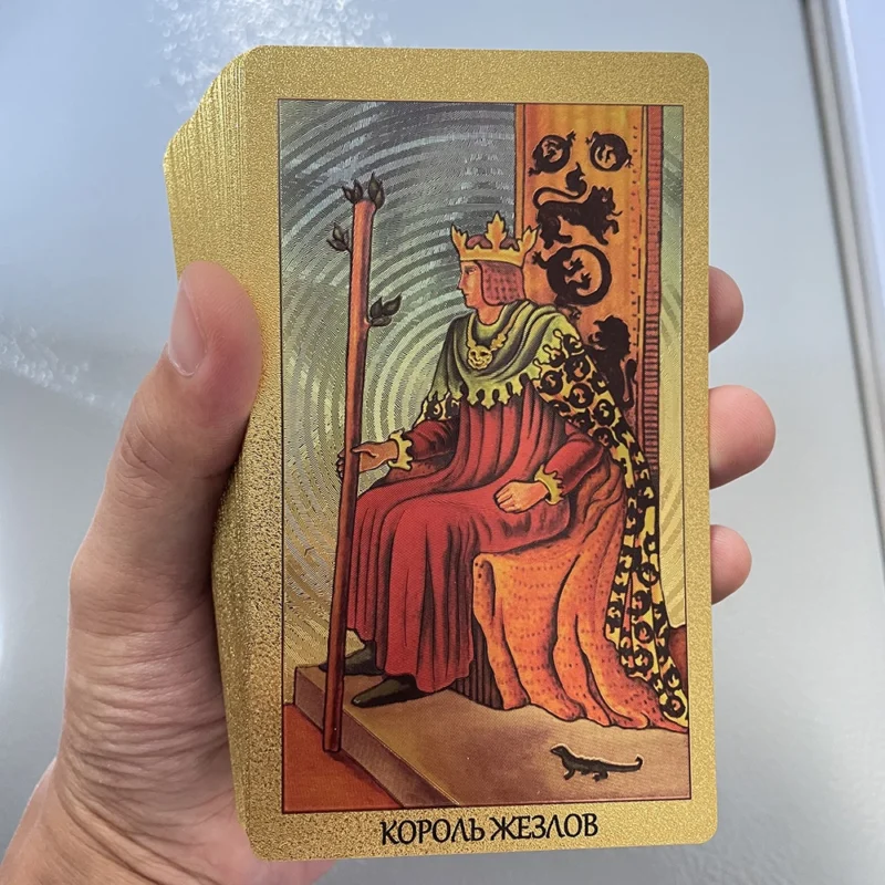 Russian Golden Tarot – 78 Card Fortune Telling Deck - Image 2
