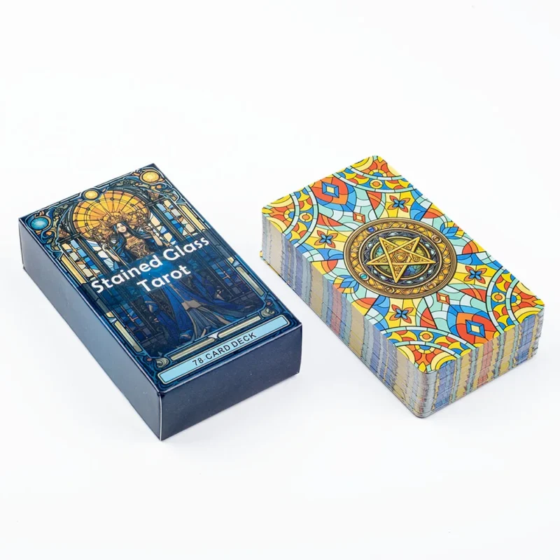 Stained Glass Tarot – 78 Card Fortune Telling Deck - Image 3