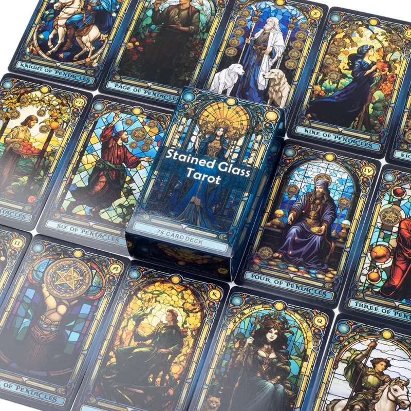 Stained Glass Tarot – 78 Card Fortune Telling Deck - Image 6