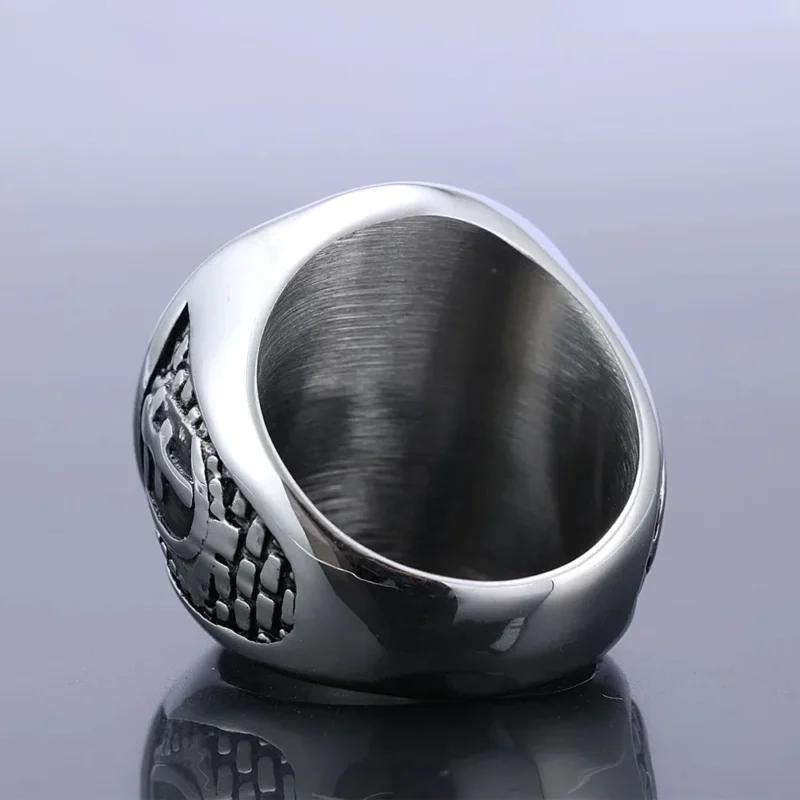 Red Cross Templar Ring – Men’s Masonic Knight Ring - Image 4