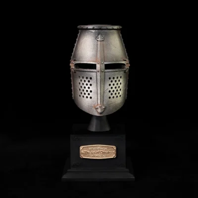 European Knight Helmet Resin Model – Medieval Home Decoration