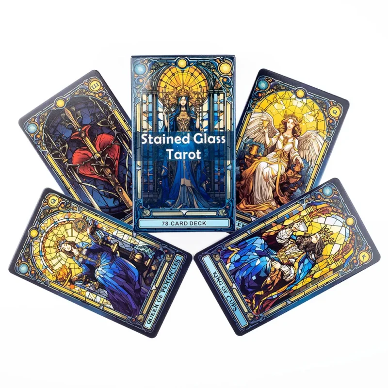 Stained Glass Tarot – 78 Card Fortune Telling Deck - Image 4