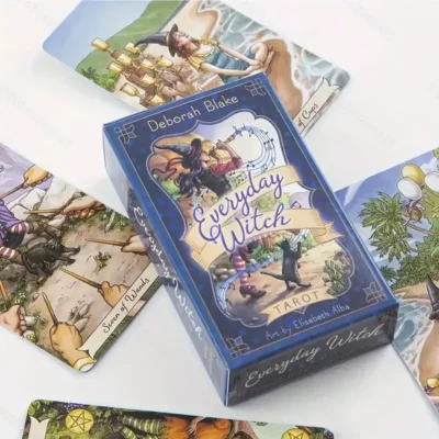 Everyday Witch Tarot – 78 Card Deck with Guidebook