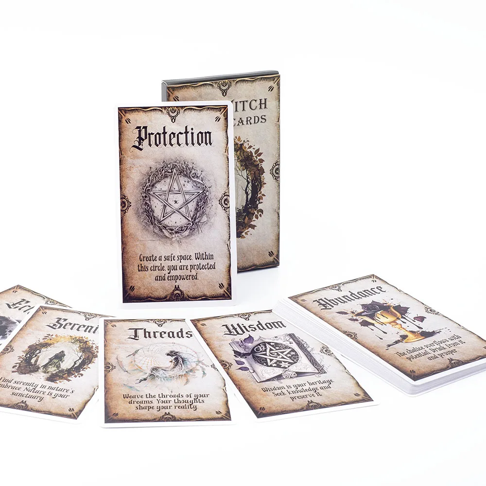 Wise Witch Oracle Cards – 20-Card Tarot & Divination Deck