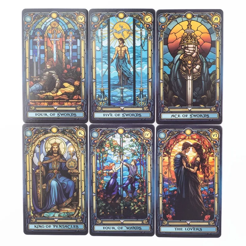 Stained Glass Tarot – 78 Card Fortune Telling Deck - Image 5